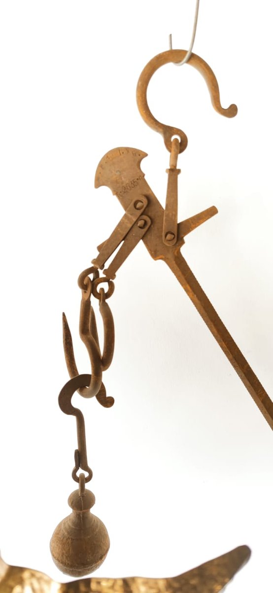 Wrought Iron Scale for sale at Pamono