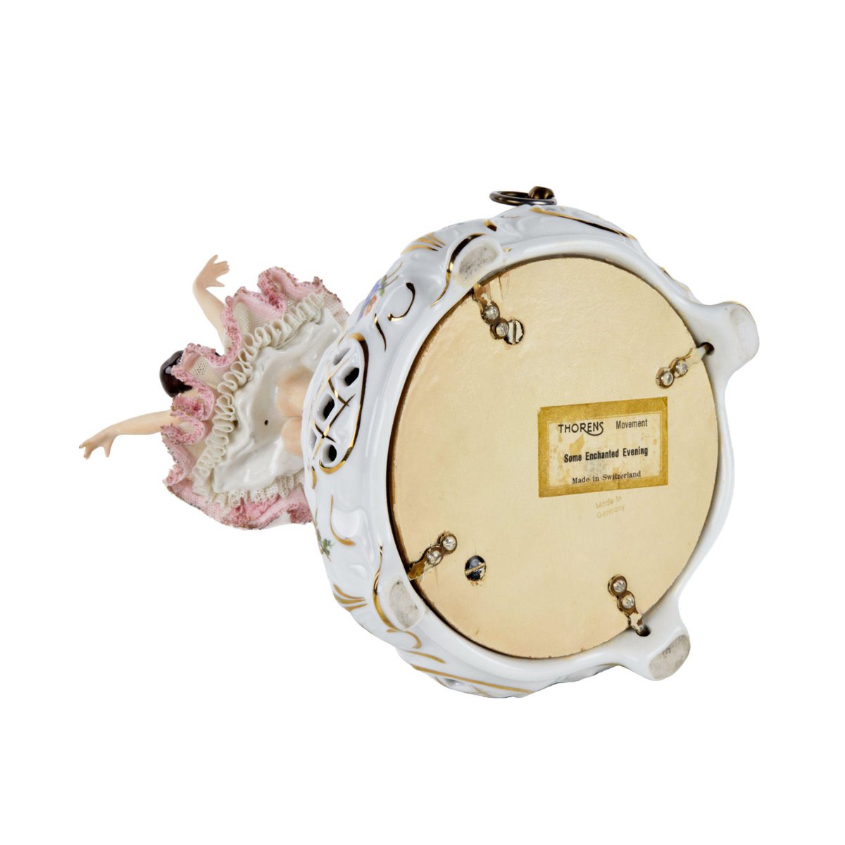 Porcelain Musical Figurine of Ballerina for sale at Pamono