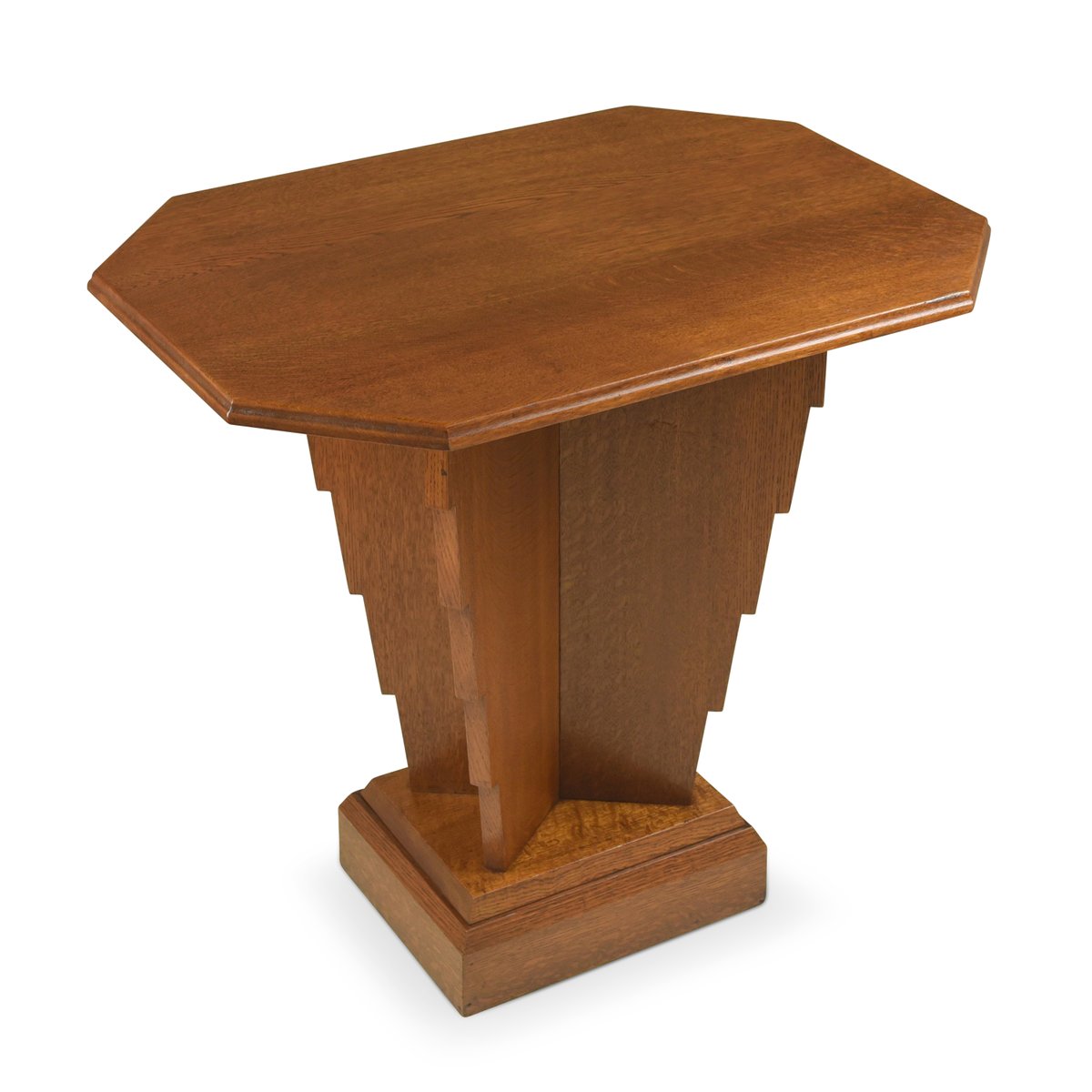 Art Deco Oak Side Table, 1925 for sale at Pamono