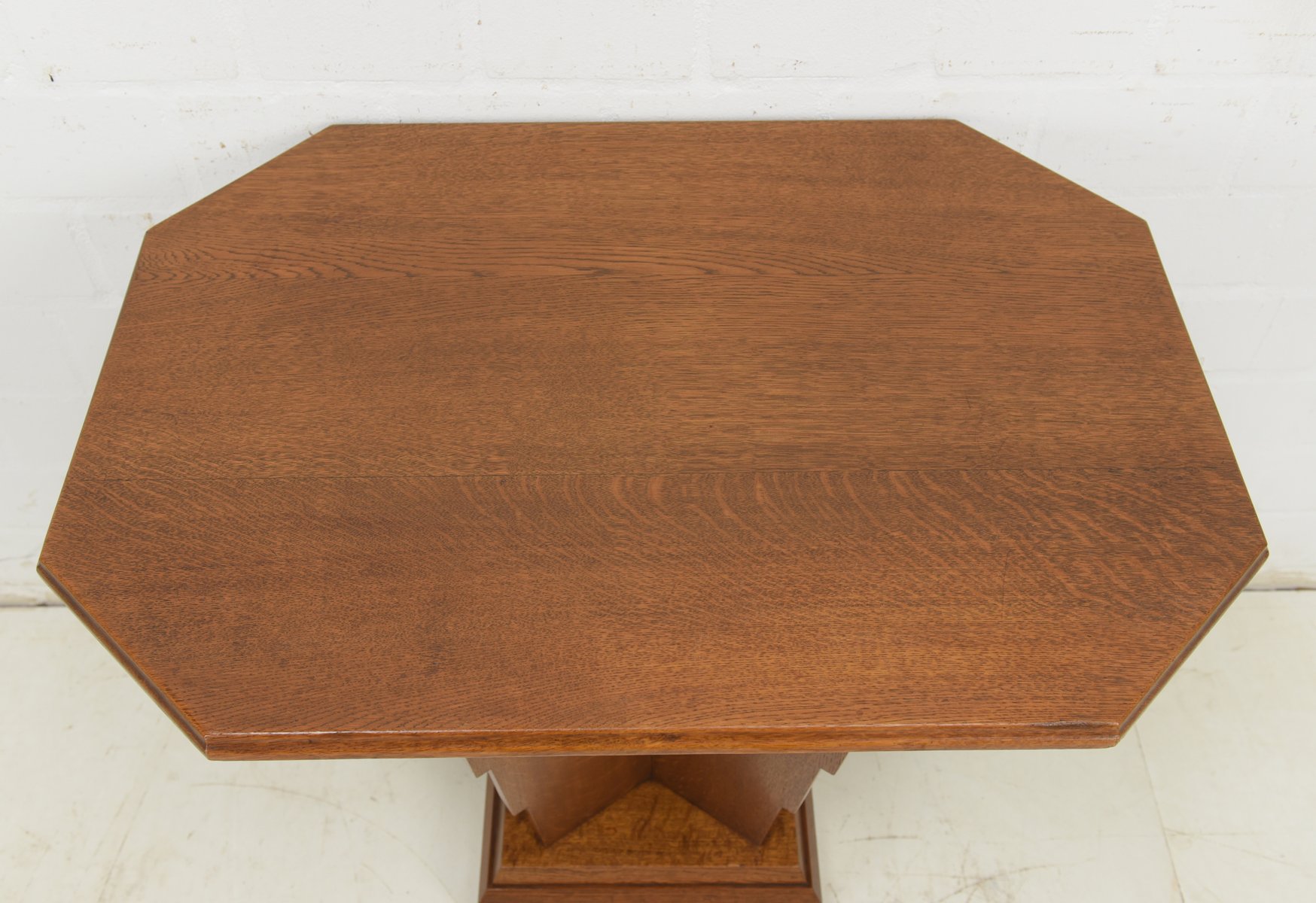 Art Deco Oak Side Table, 1925 for sale at Pamono