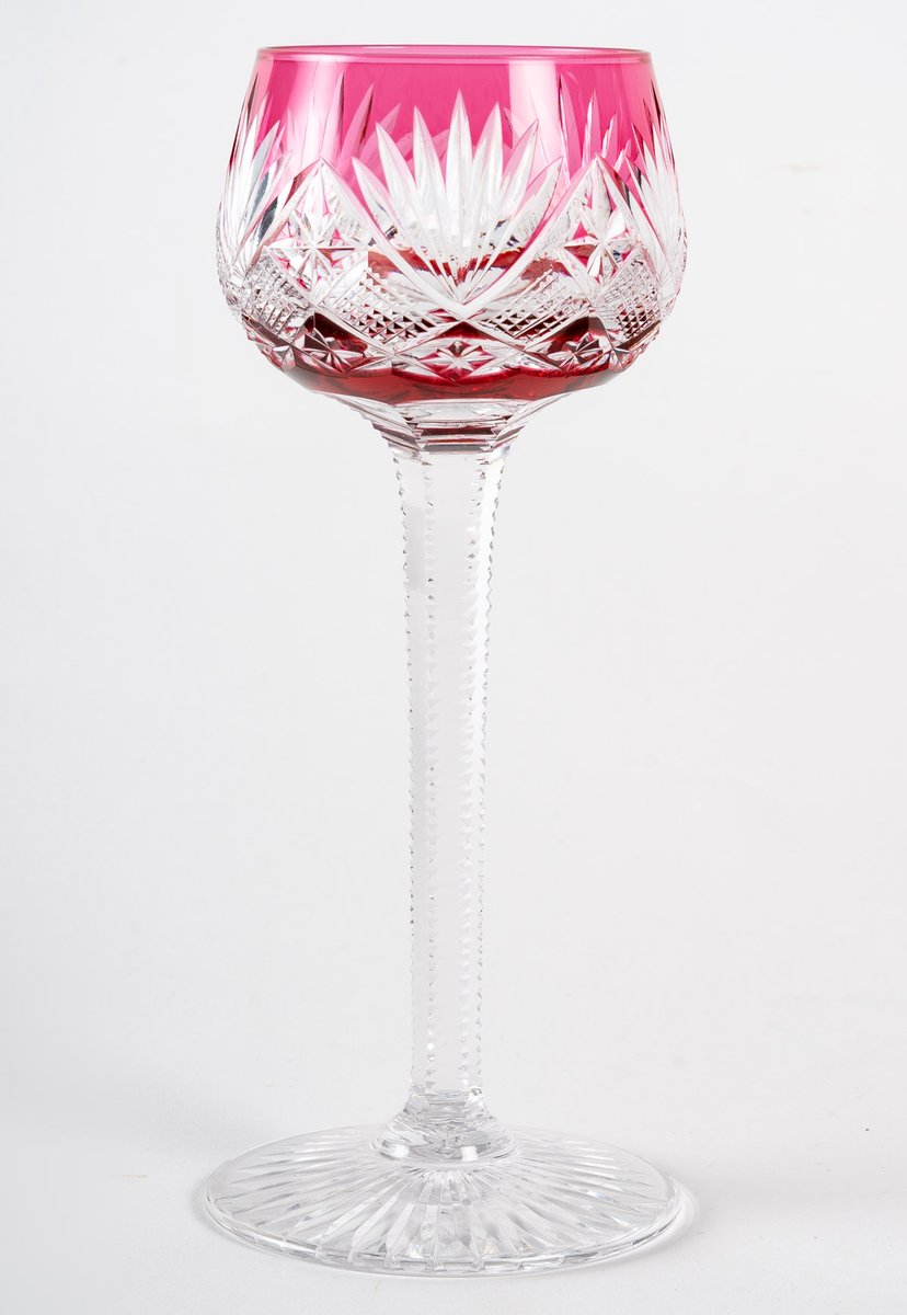 Roemers Florence Gläser aus Kristallglas von Saint Louis, 20. Jh., 6er ...