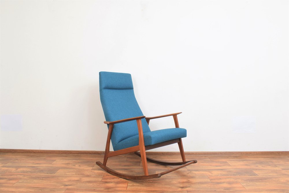mid century danish teak rocking chair 1960s 3 LOT-1289585