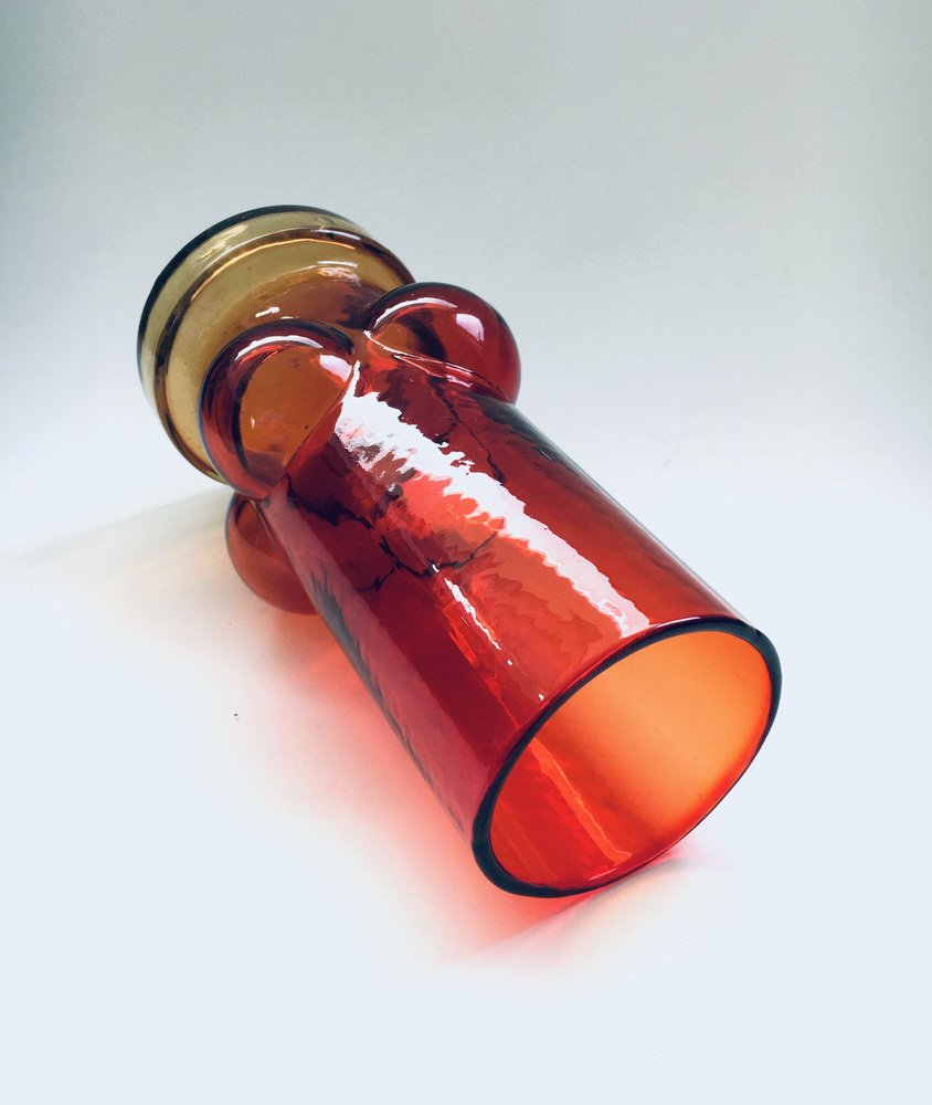 MidCentury Modern Art Glass Vase by Nanny Still, Finland, 1960s for