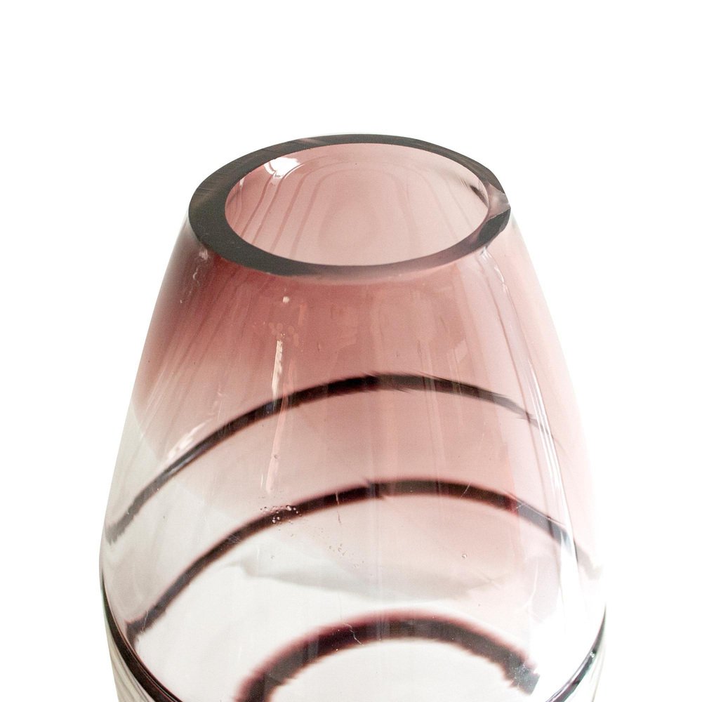 MidCentury Modern Purple Murano Glass Vase, Italy, 1960 for sale at Pamono