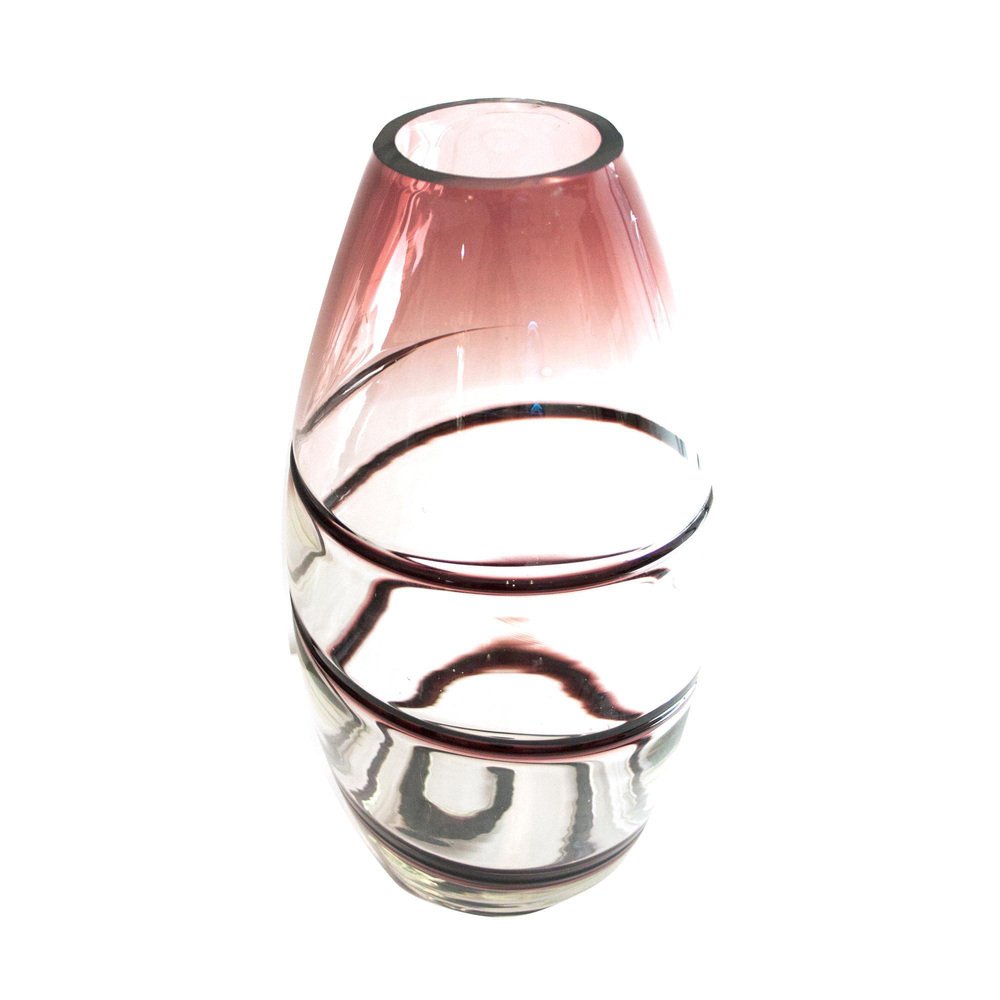 MidCentury Modern Purple Murano Glass Vase, Italy, 1960 for sale at Pamono