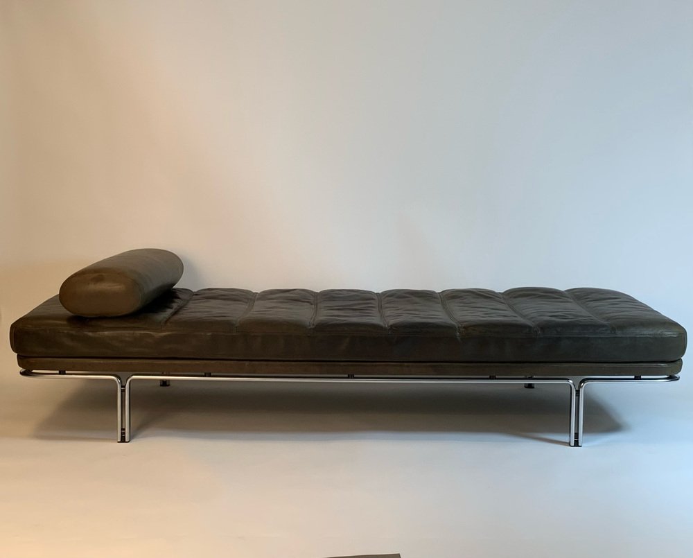 vintage german daybed by horst bruening for kill international leather and steel 1968 CY-1291837