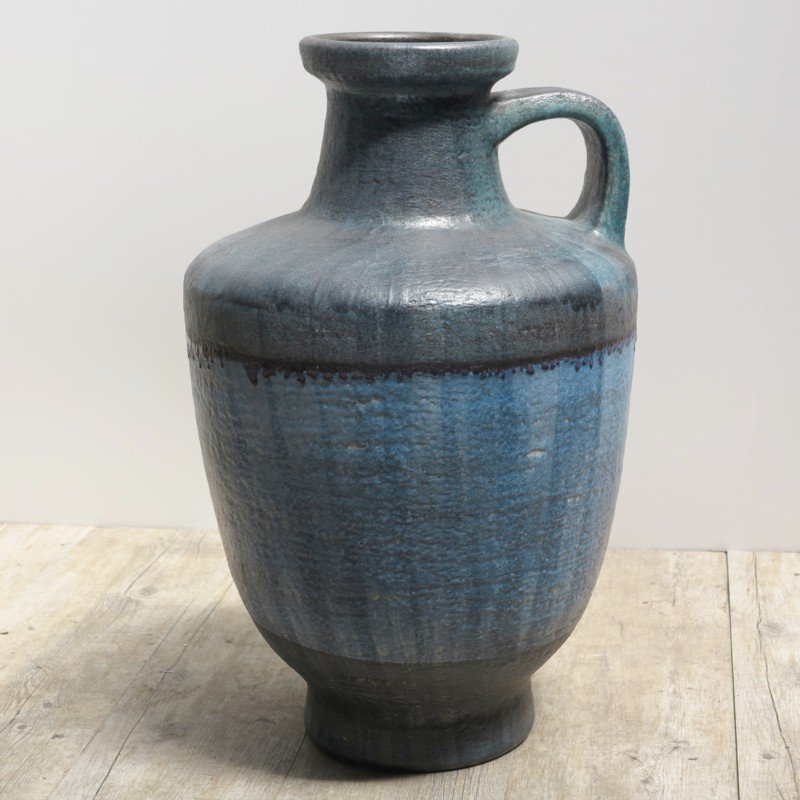 Grand Vase de Plancher Vintage avec Poignée par Glatzle pour Karlsruher
