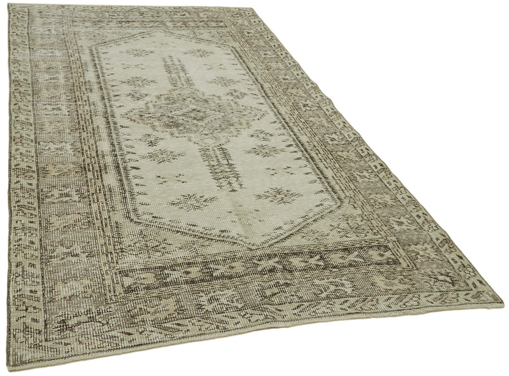 Vintage Turkish Beige Area Rug for sale at Pamono