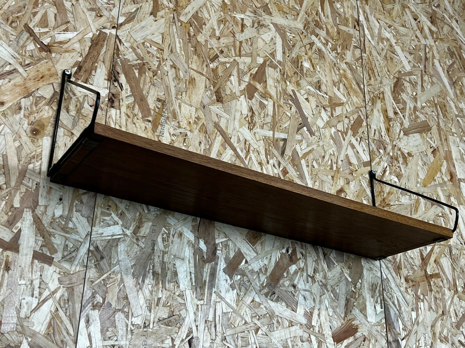 MidCentury Danish Oak String Wall Shelf from WHB for sale at Pamono