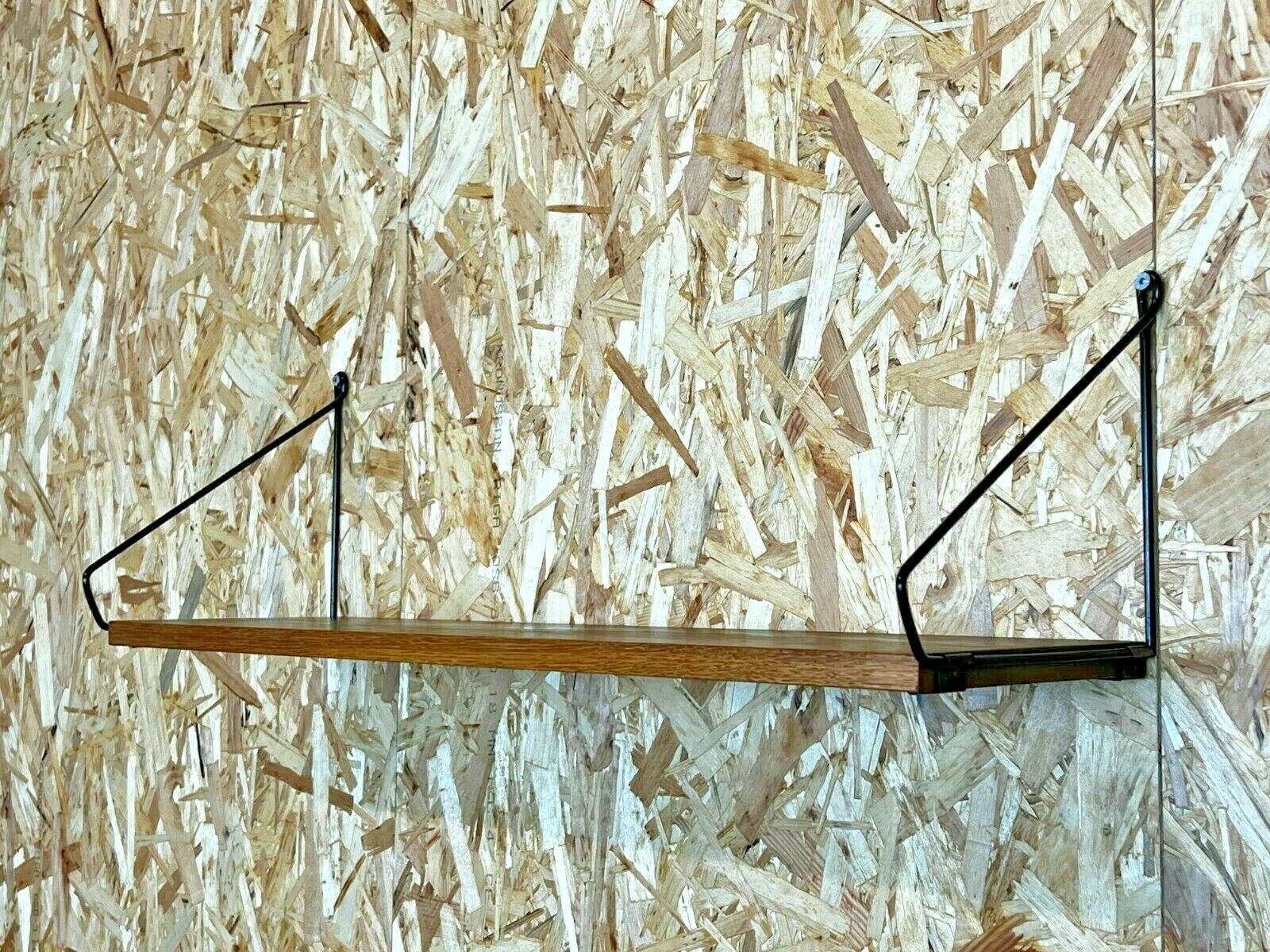 MidCentury Danish Oak String Wall Shelf from WHB for sale at Pamono