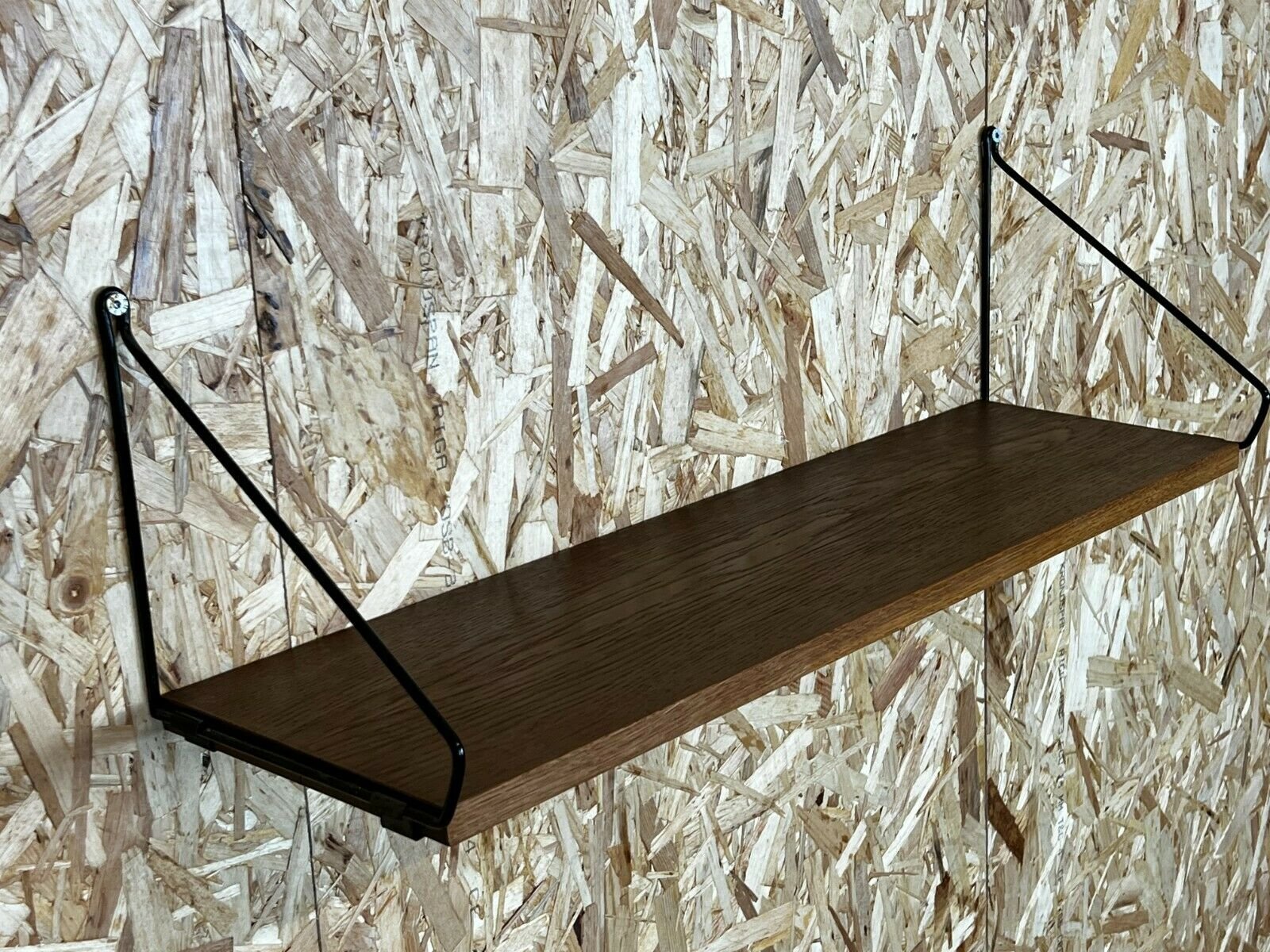 MidCentury Danish Oak String Wall Shelf from WHB for sale at Pamono