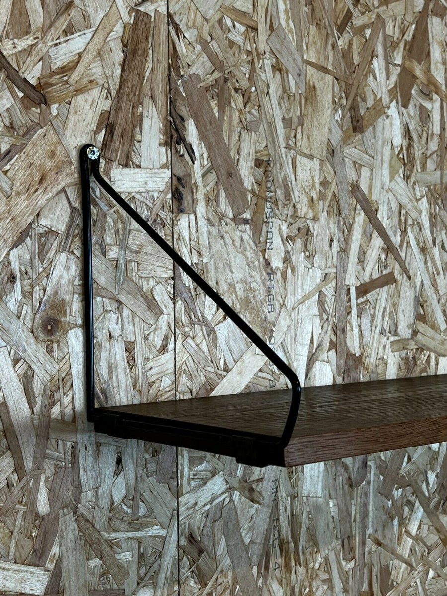 MidCentury Danish Oak String Wall Shelf from WHB for sale at Pamono