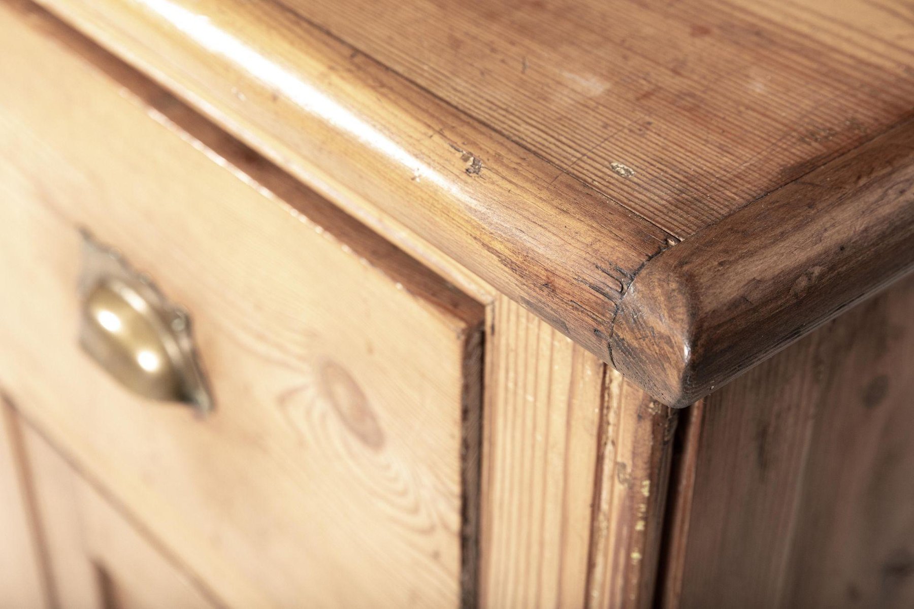 Grande Commode Cascade en Pin, Angleterre, 1870s en vente sur Pamono