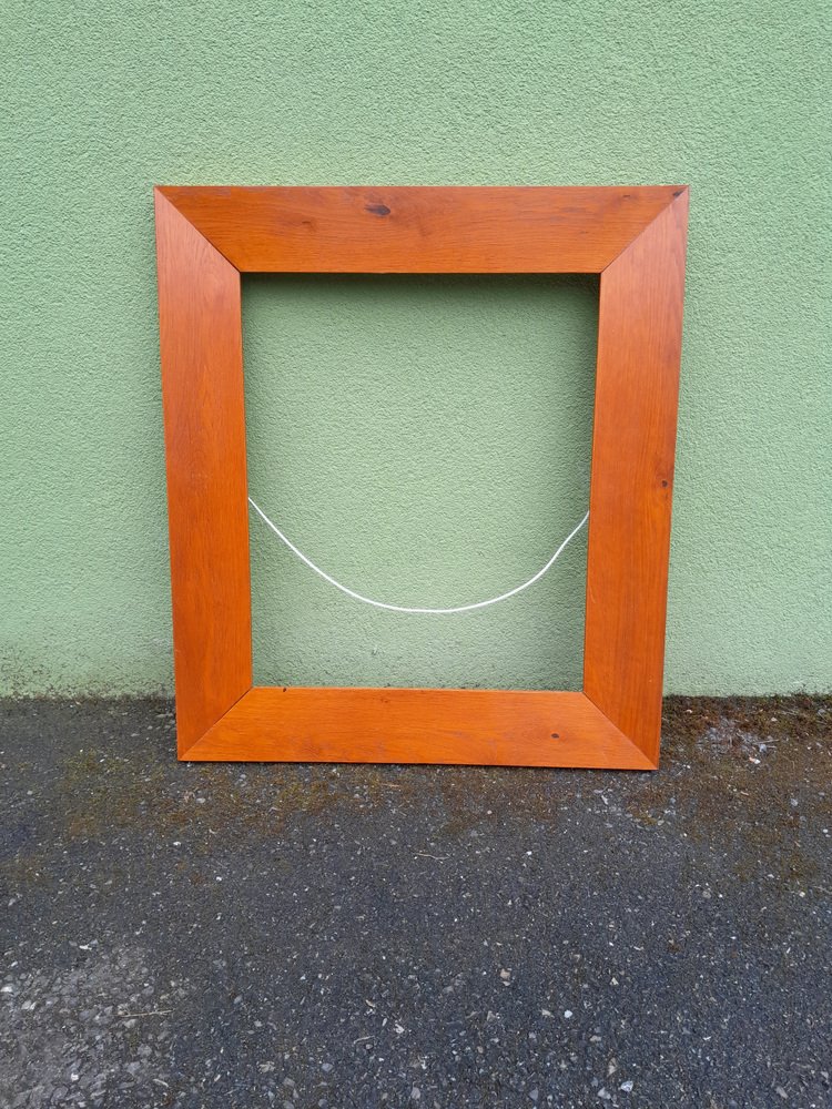 Large Bohemian Solid Oak Frame for sale at Pamono