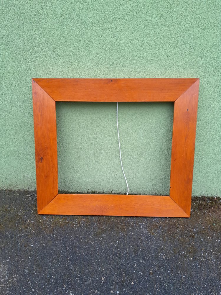 Large Bohemian Solid Oak Frame for sale at Pamono