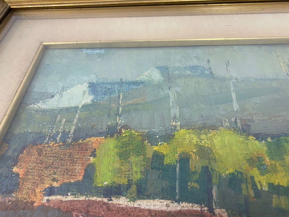 Italian Landscape Painting, 1970s, Oil, Framed for sale at Pamono