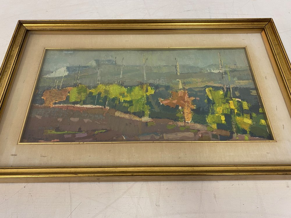 Italian Landscape Painting, 1970s, Oil, Framed for sale at Pamono