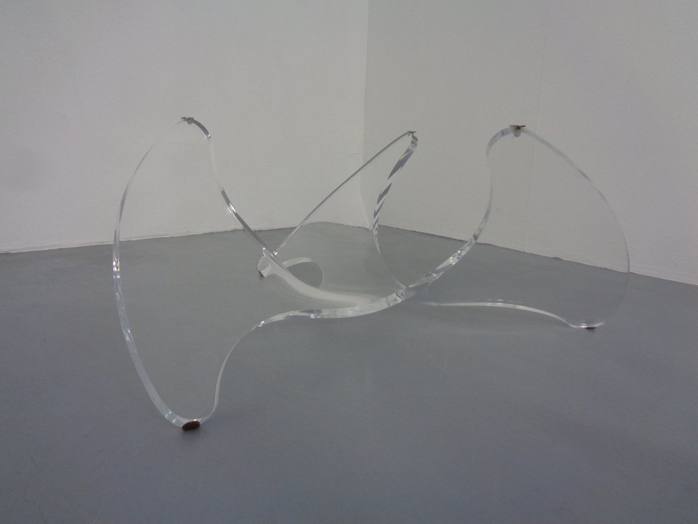 Acrylic Glass Propeller Coffee Table by Knut Hesterberg from Ronald