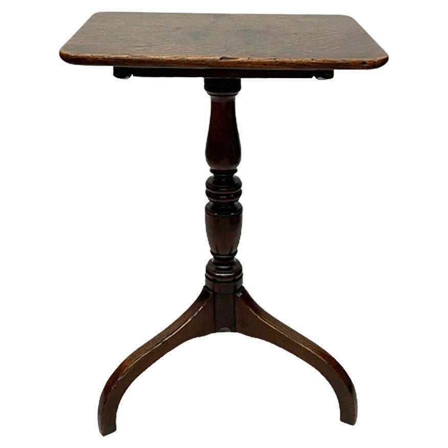 Dutch Oak Tripod Tilt Top Table, 1840s for sale at Pamono