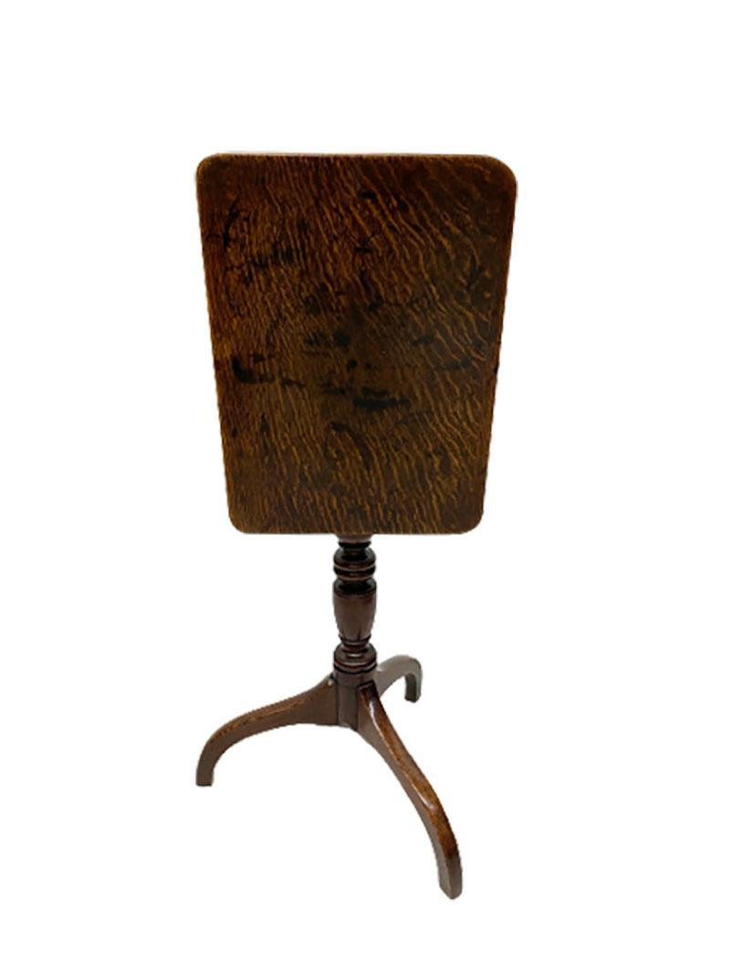 Dutch Oak Tripod Tilt Top Table, 1840s for sale at Pamono