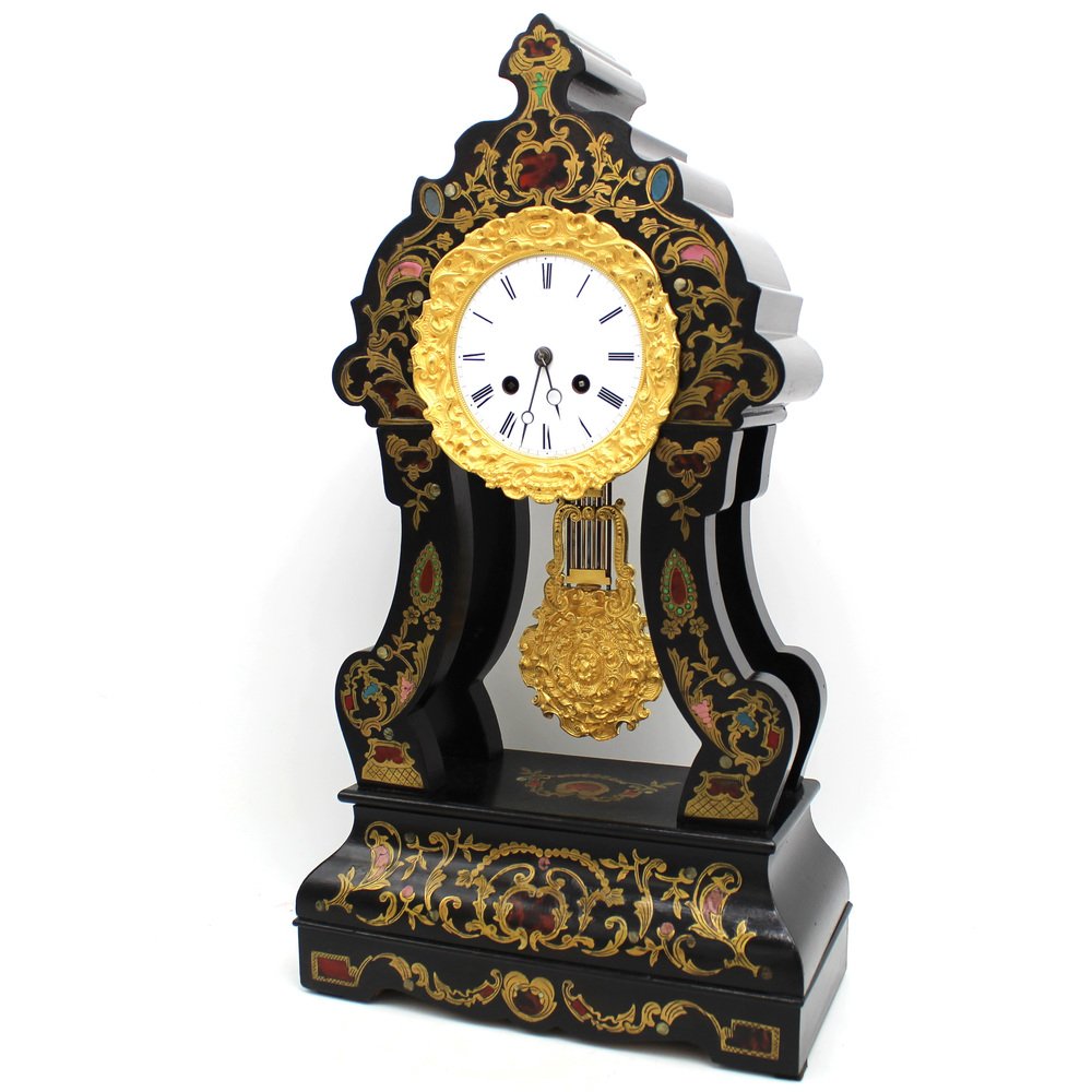 19thCentury French Pendulum Clock for sale at Pamono