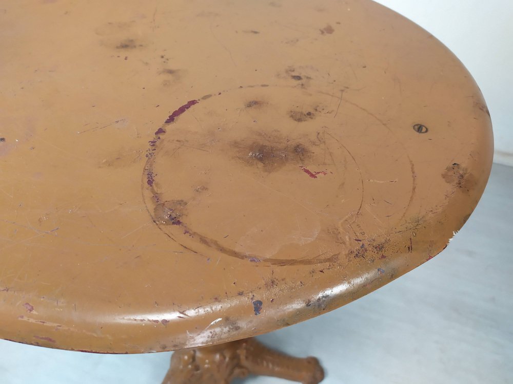 Antique Wooden Garden Table for sale at Pamono