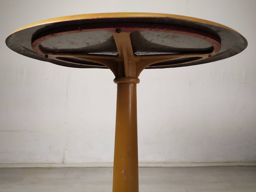 Antique Wooden Garden Table for sale at Pamono