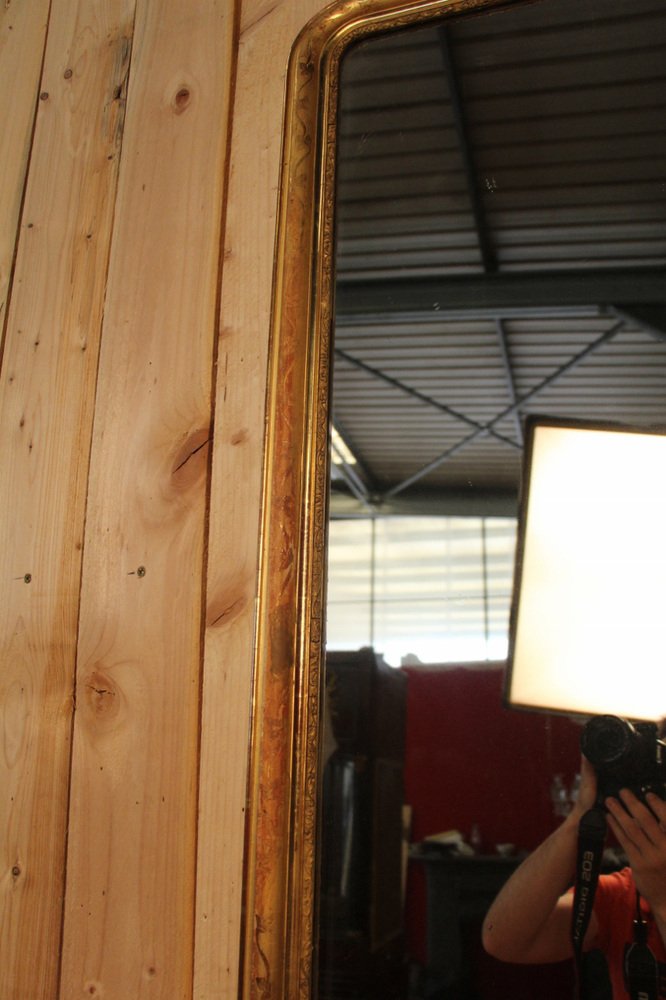 Large Vintage Standing Mirror for sale at Pamono