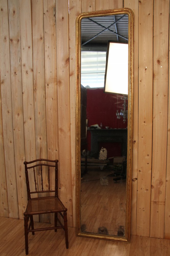 Large Vintage Standing Mirror for sale at Pamono