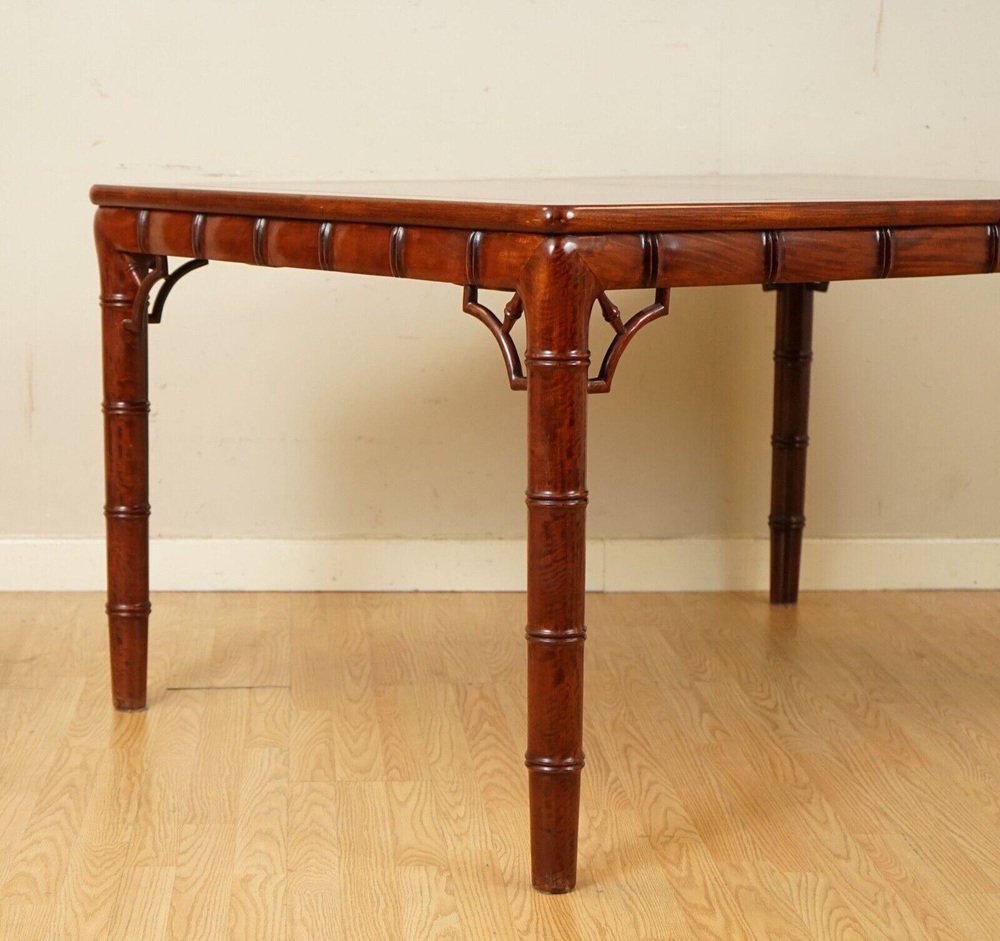 Vintage Bamboo Dining Table for sale at Pamono