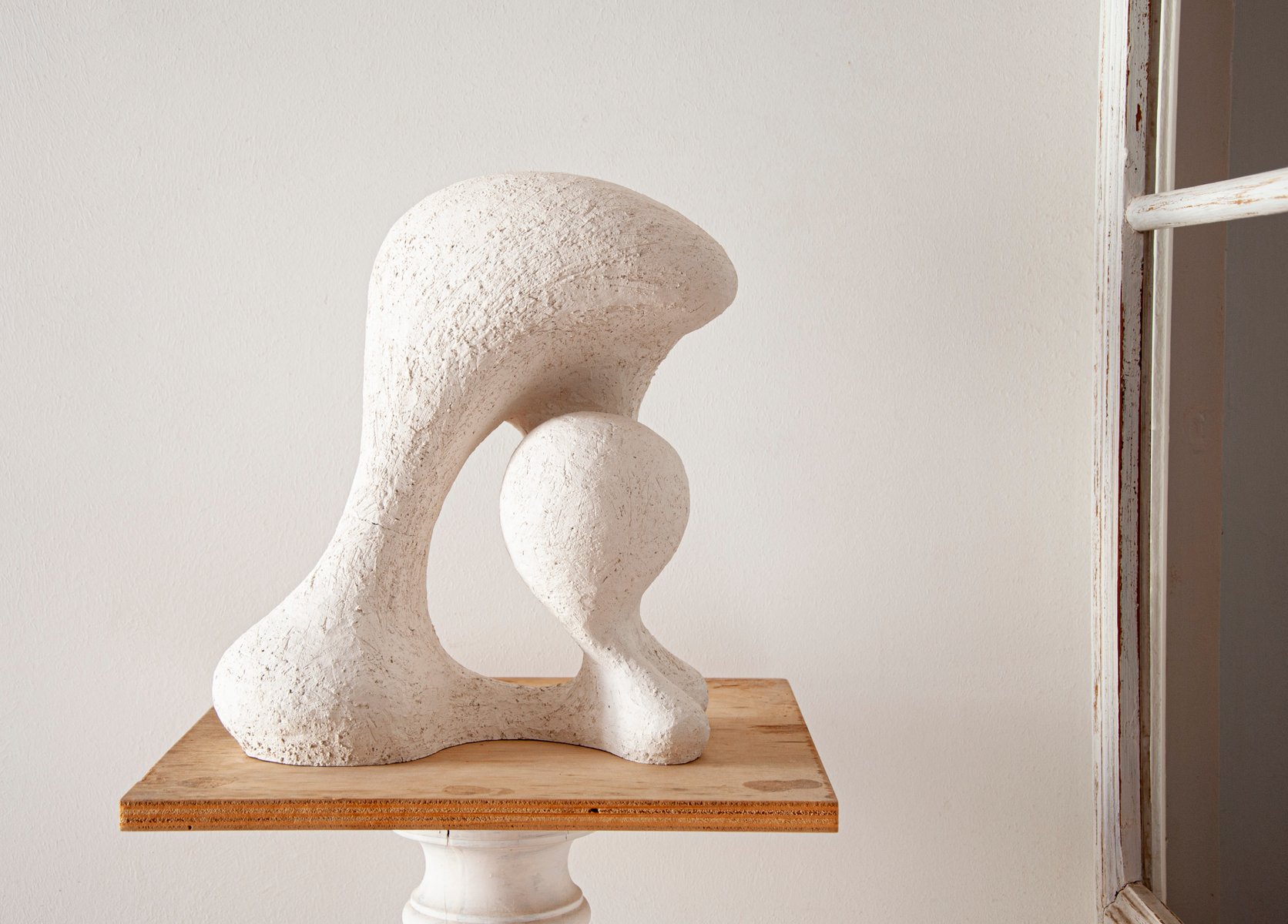 Modern Organic Ceramic Art Sculpture by Miriam Castiglia for sale at Pamono