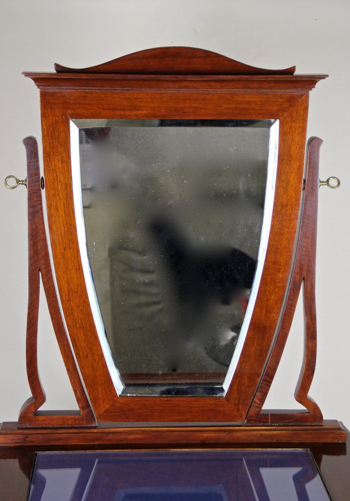 Art Nouveau Vanity Table with Swivel Mounted Mirror, Austria, 1910s for