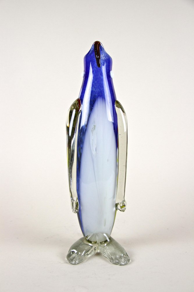 MidCentury Murano Glass Penguin Vase, Italy, 1960s for sale at Pamono
