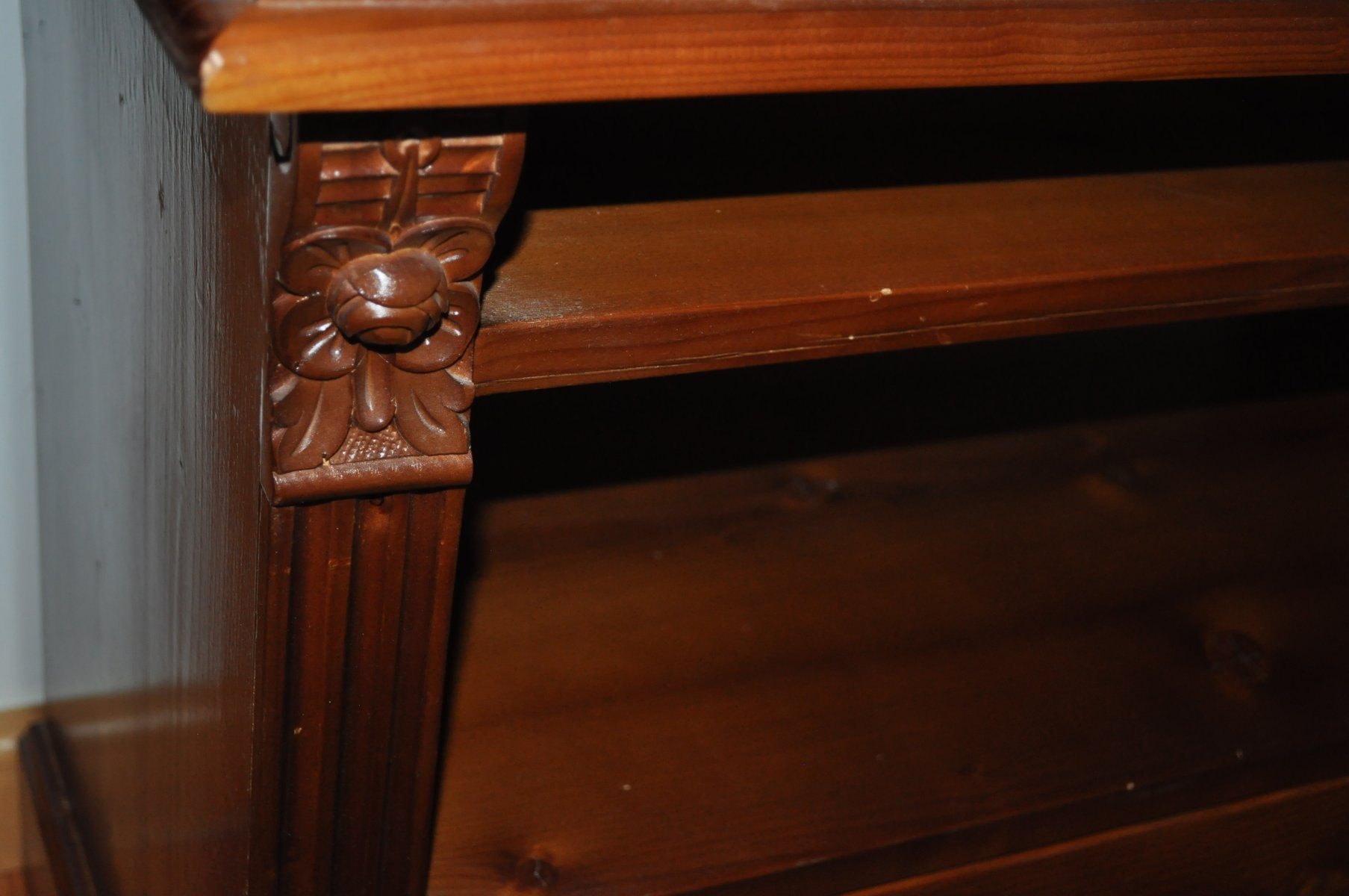 Antique Pine TV Stand for sale at Pamono