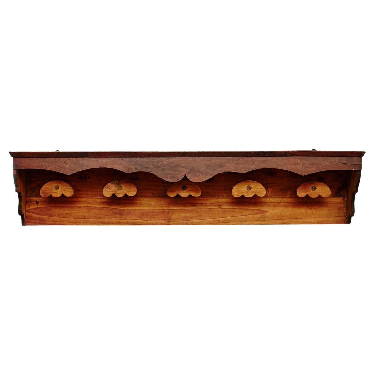 Spanish Wood Wall Coat Hanger for sale at Pamono