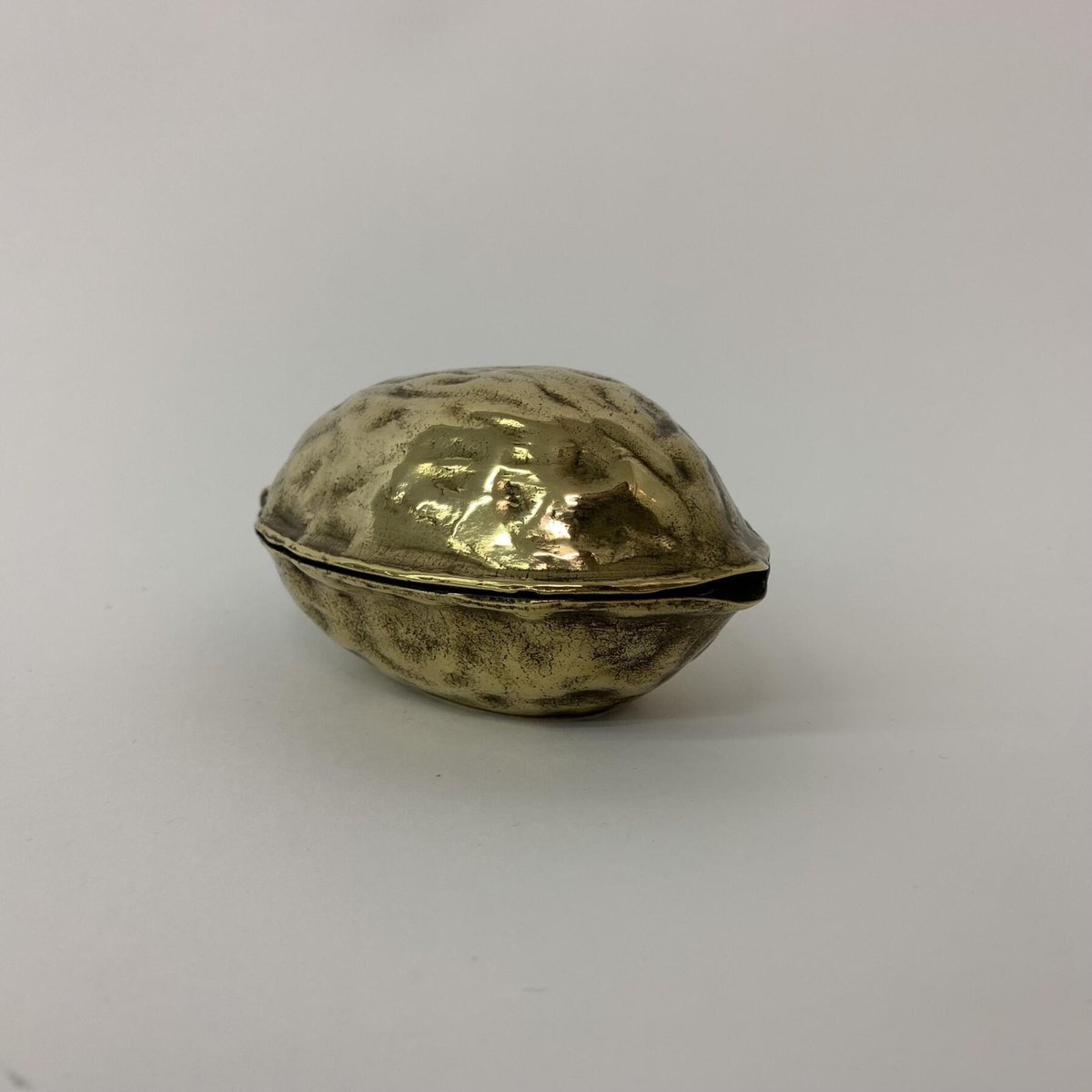 Brass Walnut Shaped Nutcracker, 1970s for sale at Pamono