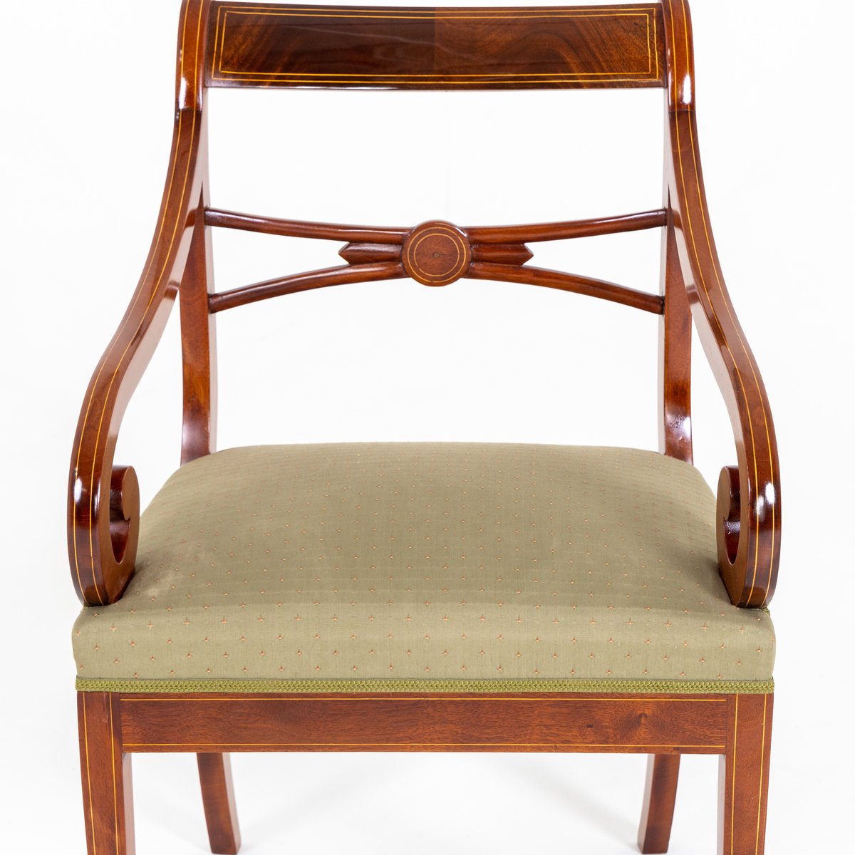 Antique Armchair in Mahogany, 1830 for sale at Pamono