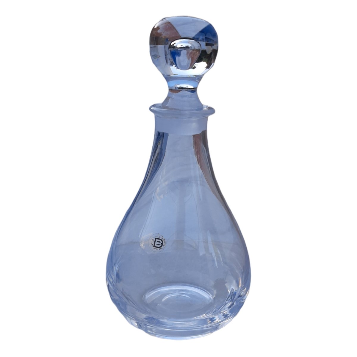 Vintage Lead Crystal Wine Decanter from Dartington England for sale at Pamono