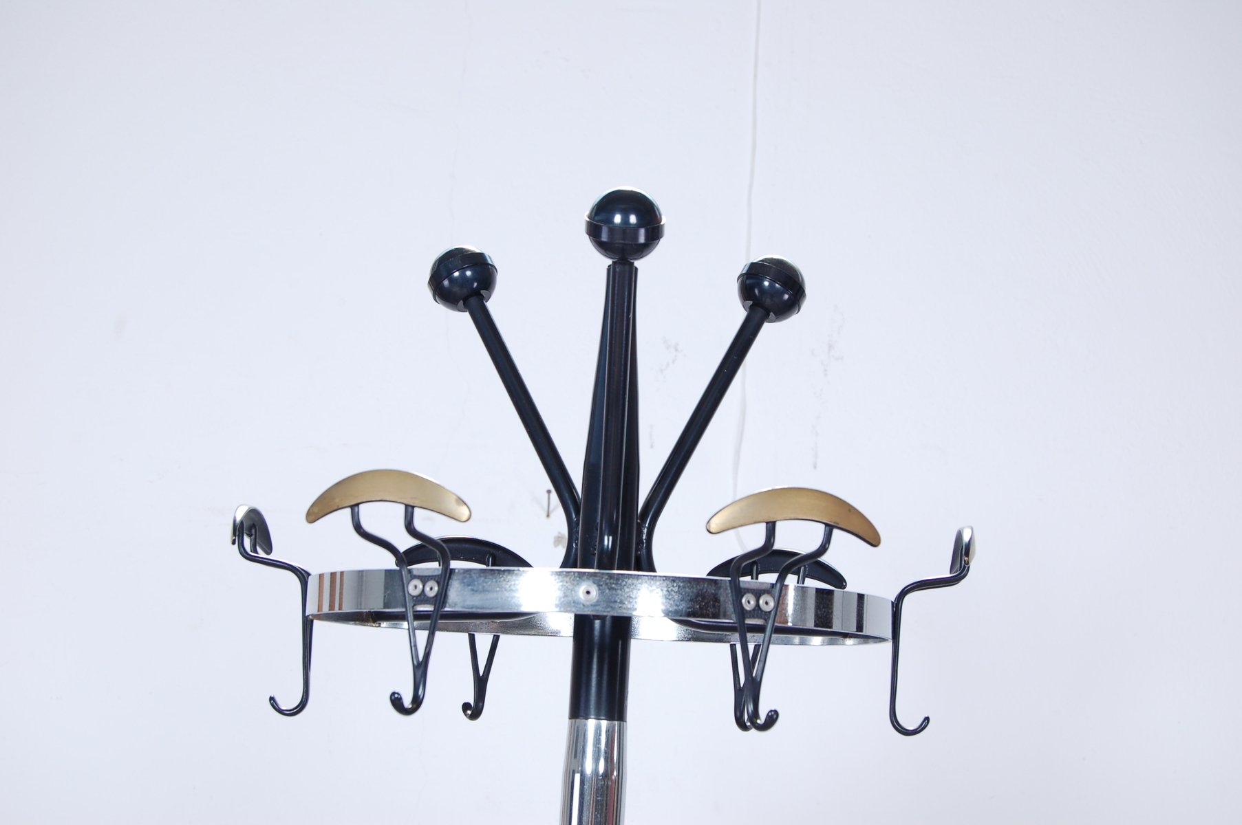 Black Enamelled Iron and Steel Hangers for sale at Pamono
