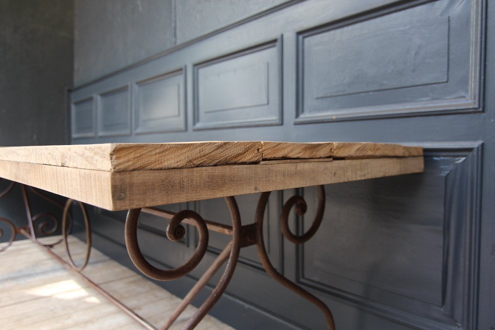 Metal Frame Table for sale at Pamono