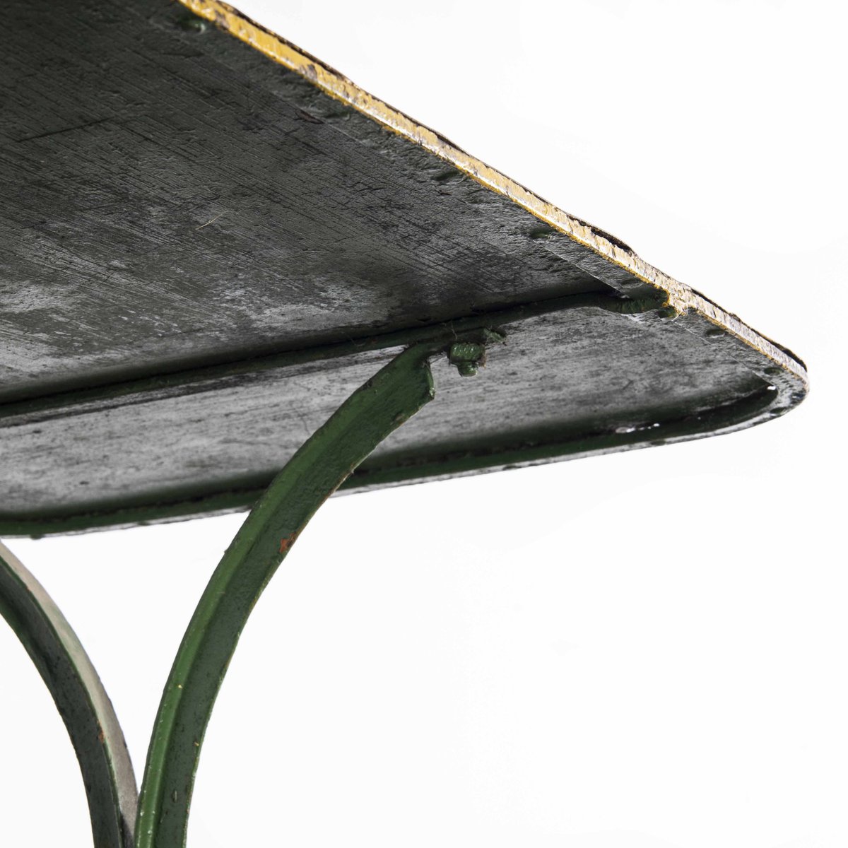 French Rectangular Metal Dining Table, 1950s for sale at Pamono