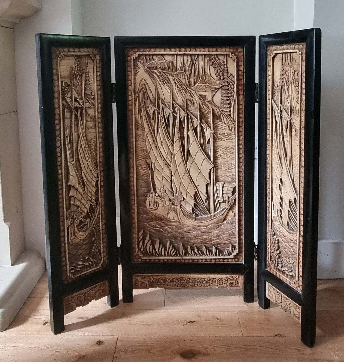 Antiker chinesischer Raumteiler bei Pamono kaufen