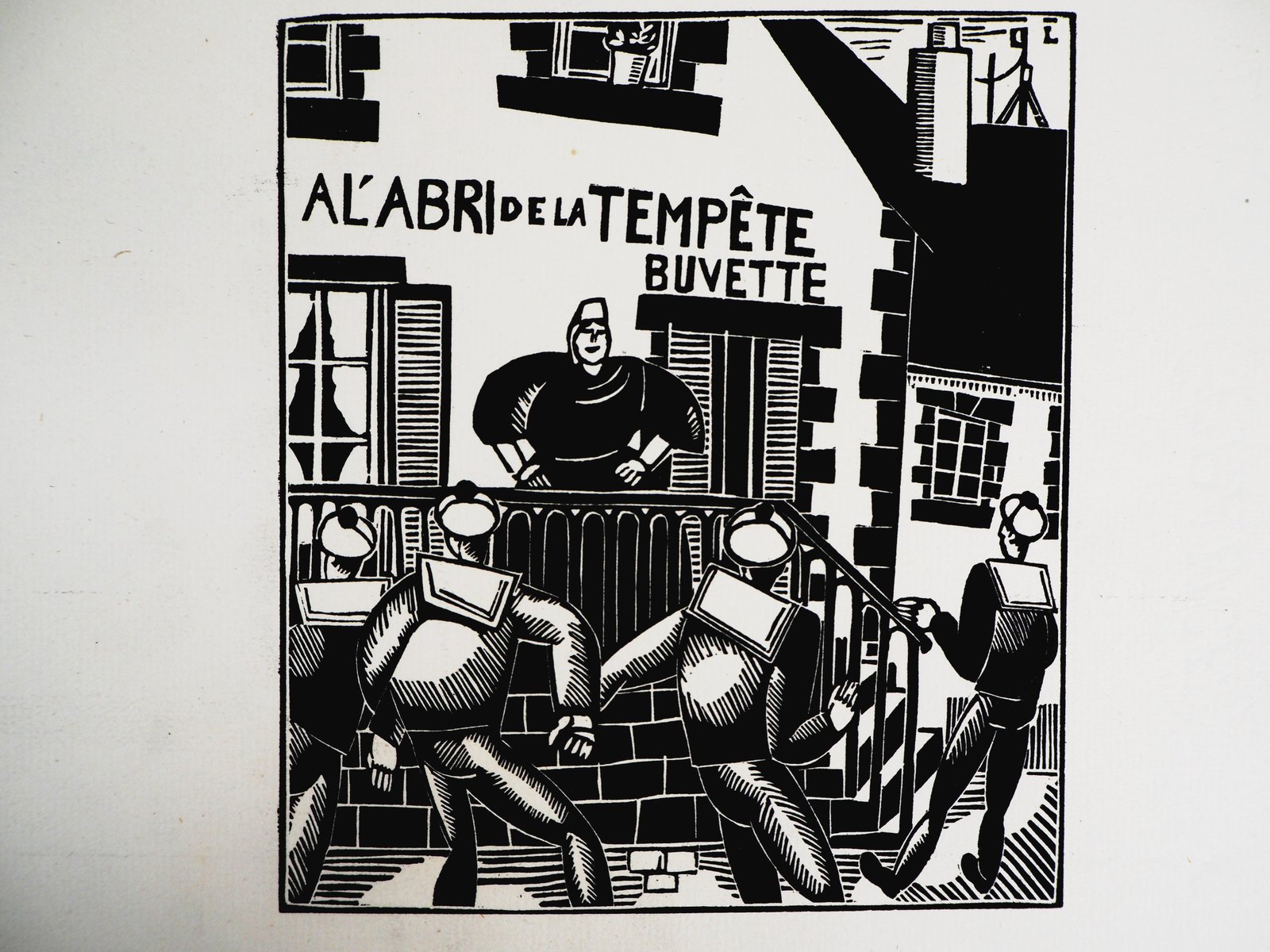 Gravure Originale Signée "Bretagne, La Mare Aux Canards" Par Jean-Emile LABOUREUR