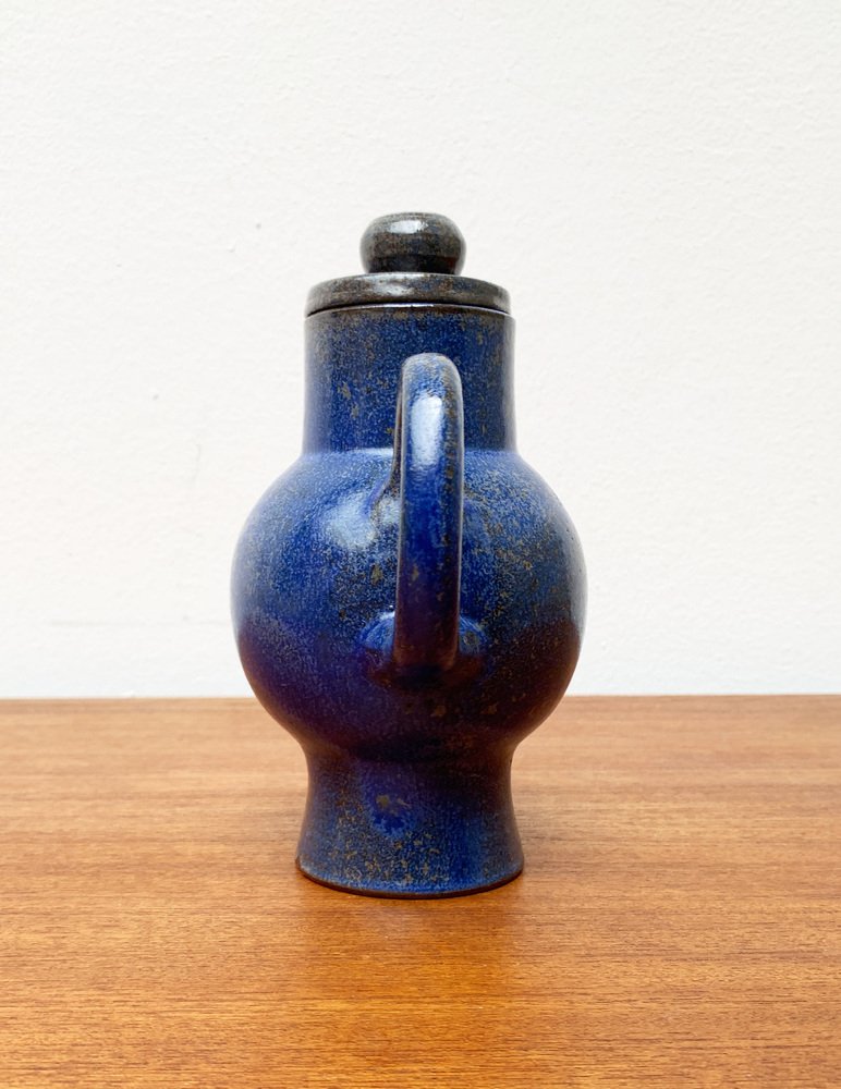 MidCentury German Pottery Teapot by Meike Falck Nicolaisen, 1960s for sale at Pamono