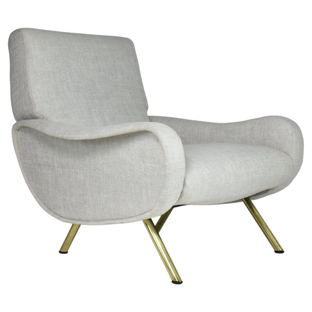 Fauteuil Lady par Marco Zanuso pour Arflex, Italie, 1950s en vente sur Pamono