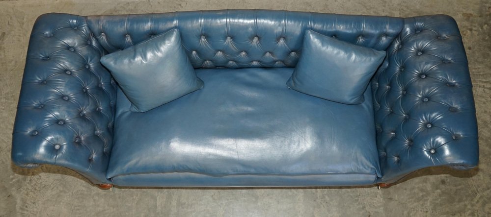 blue sectional sofa