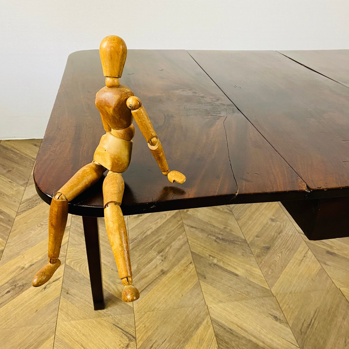 Victorian DropLeaf Dining Table, 1890s for sale at Pamono