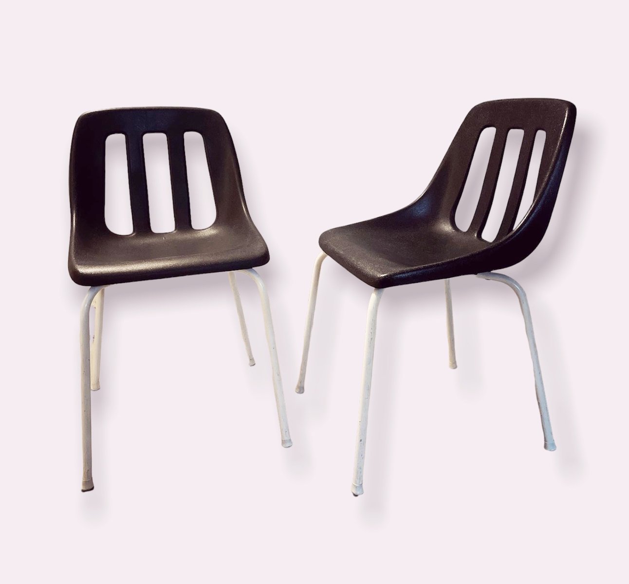 Space Age Desk Chairs in Polyurethane by Judge Plastics of England