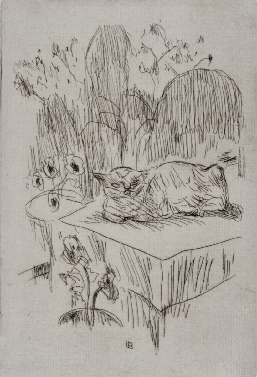 Pierre Bonnard, La Vie de Sainte Monique (C), 1930, Etching for sale at