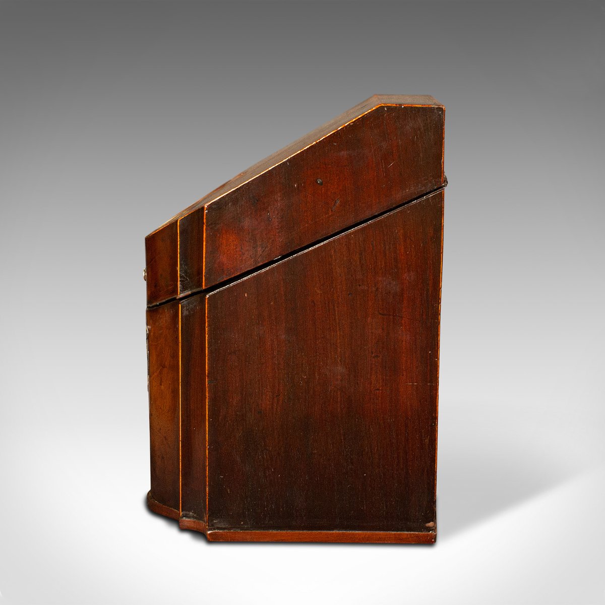 Antique Walnut Knife Box, England for sale at Pamono